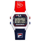 Fila Style Multicolor Silicone Rubber Strap Men Watch 38-349-001