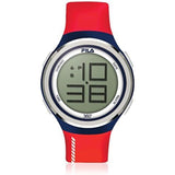 Fila Digital Casual Red Strap Men's Watch 38-038-102