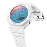 Casio G-Shock Digital Analog White Resin Strap GA-2100TL-7ADR-P