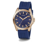 Guess Analog Blue Silicon Strap Unisex Watch GW0639G3