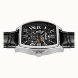 Ingersoll The California Automatic Skeleton Dial Black Leather Strap Men's Watch I14202