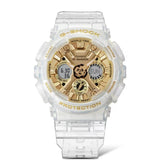 Casio G-Shock Transparent Resin Strap Women Watch GMA-S120SG-7ADR-P