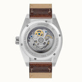 Ingersoll The Vert Automatic Skeleton Dial Brown Leather Strap Men's Watch I14302