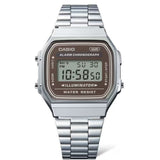 Casio General Digital Silver Stainless Steel Strap Unisex Watch A168WA-5AYDF