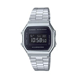 Casio General Classic Digital Black Dial Stainless Steel Unisex Watch A168WEM-1EF-P