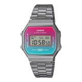 Casio General Digital Silver Stainless Steel Strap Women Watch A168WERB-2ADF-P