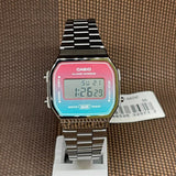 Casio General Digital Silver Stainless Steel Strap Women Watch A168WERB-2ADF-P