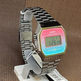 Casio General Digital Silver Stainless Steel Strap Women Watch A168WERB-2ADF-P