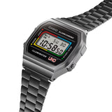 Casio General Vintage Digital Stainenless Steel Unisex Men's Watch A168WEUC-1ADR