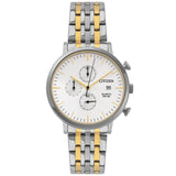 Citizen Chronograph Two-Tone Stainless Steel Strap Men Watch AN3614-54A