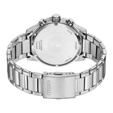 Citizen Chronograph Silver Stainless Steel Strap Men Watch AN3681-57E