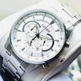 Citizen Chronograph Silver Stainless Steel Strap Men Watch AN8190-51A