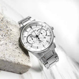 Citizen Chronograph Silver Stainless Steel Strap Men Watch AN8190-51A