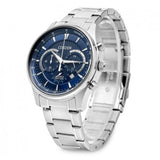 Citizen Chronograph Blue Dial Silver Stainless Steel Strap Men Watch AN8190-51L