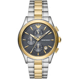 Emporio Armani Chronograph Two-Tone Stainless Steel Strap Men Watch AR11527