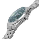 Emporio Armani Chronograph Green Dial Silver Stainless Steel Strap Men Watch AR11529