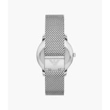 Emporio Armani Green Dial Silver Milanese Strap Men Watch AR11578