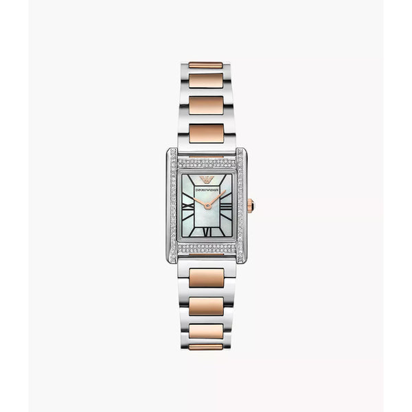 Emporio Armani Two-Tone Stainless Steel Strap Women Watch AR11626