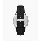 Emporio Armani Chronograph Black Leather Strap Men Watch AR11634