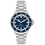 Emporio Armani Blue Dial Stainless Steel Strap Women Watch AR60079