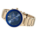 Citizen Chronograph Blue Dial Gold Stainless Steel Strap Men Watch AT2243-87L