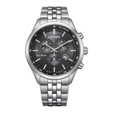 Citizen Eco-Drive Chronograph Black Dial Watch AT2570-56E