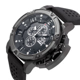 Infantry Chronograph Black Dial & Rubber Strap Men Watch AVR-002-CHR-03 (RUBBER)