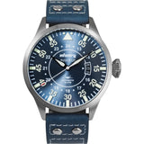 Infantry Aviateur Blue Dial Leather Strap Men Watch AVR-004-BLU-L