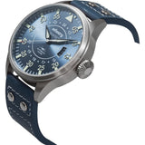 Infantry Aviateur Blue Dial Leather Strap Men Watch AVR-004-BLU-L