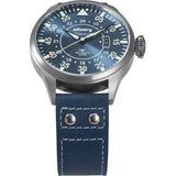 Infantry Aviateur Blue Dial Leather Strap Men Watch AVR-004-BLU-L