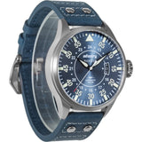 Infantry Aviateur Blue Dial Leather Strap Men Watch AVR-004-BLU-L