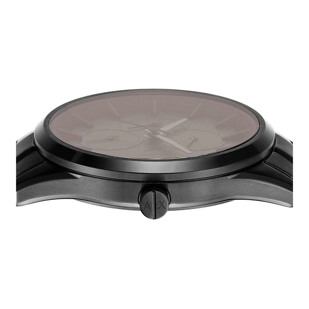 Armani Exchange Chronograph Grey Stainless Watch Strap AX187 Steel – Hub H2 Men