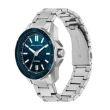 Armani Exchange Blue Dial Silver Stainless Steel Strap Men Watch AX1950