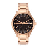 Armani Exchange Rose Gold Stainless Steel Strap Men Watch AX2449