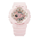 Casio Baby-G Aqua Planet Collaboration Digital Analog Pink Resin Strap Women's Watch BA-110AQ-4ADR-P