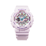 Casio Baby-G Digital-Analogue Purple Resin Strap Women Watch BA-110XPM-6ADR-P