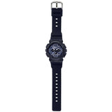 Casio Baby-G Digital-Analogue Black Resin Strap Women Watch BA-130-1A2DR-P