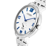 Citizen White Dial Silver Stainless Steel Strap Men Watch BE9170-72A