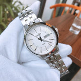 Citizen White Dial Silver Stainless Steel Strap Men Watch BF2011-51A