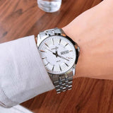 Citizen White Dial Silver Stainless Steel Strap Men Watch BF2011-51A