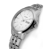 Citizen White Dial Silver Stainless Steel Strap Men Watch BF2011-51A