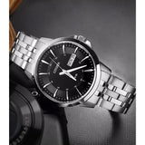 Citizen Quartz Analog Black Dial Silver Stainless Steel Strap Men Watch BF2011-51E