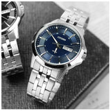 Citizen Blue Dial Silver Stainless Steel Strap Men Watch BF2011-51L