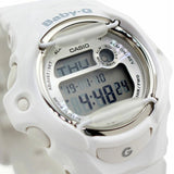 Casio Baby-G Digital White Resin Strap Women Watch BG-169U-7ADR