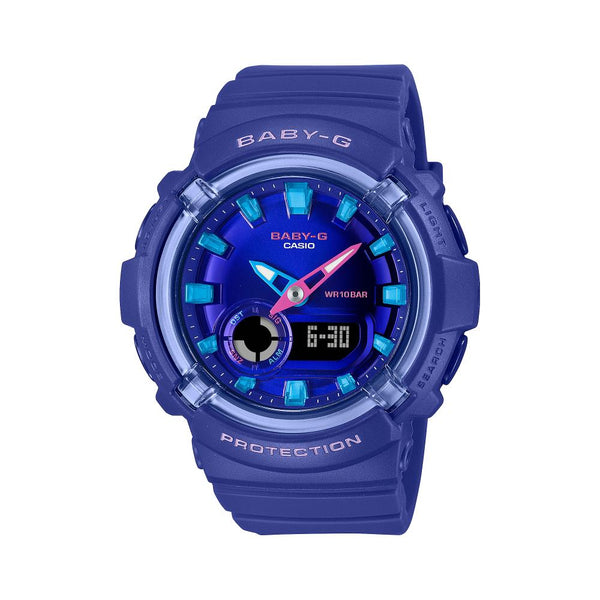 Casio Baby-G Analog-Digital Blue Resin Strap Women's Watch BGA-280DN-2ADR