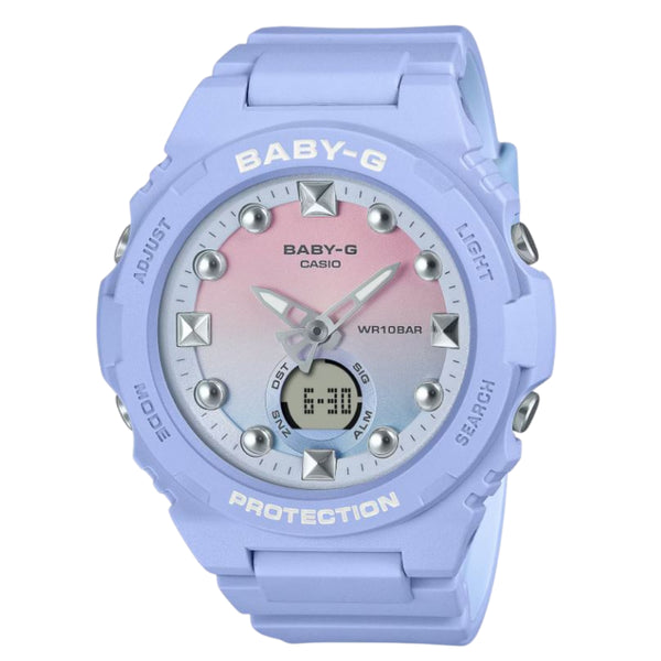 Casio Baby-G Blue Resin Strap Women Watch BGA-320-2A1DR