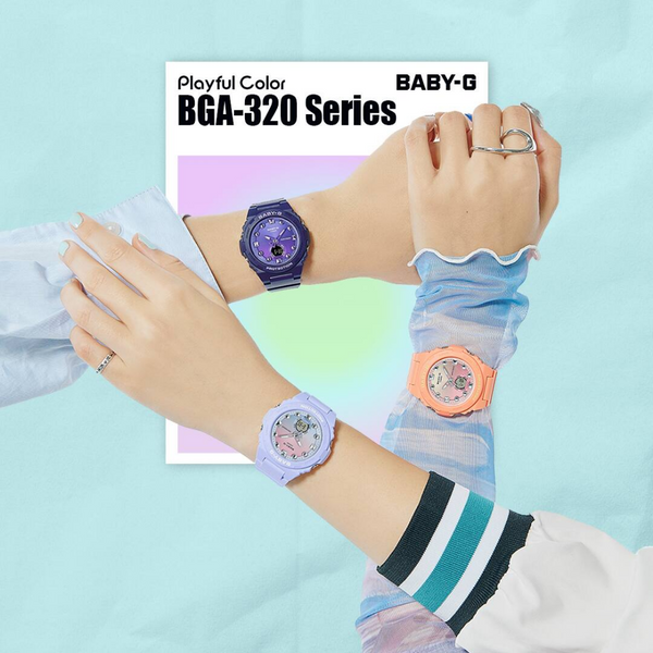 Casio Baby-G Resin Strap Women Watch BGA-320 Series