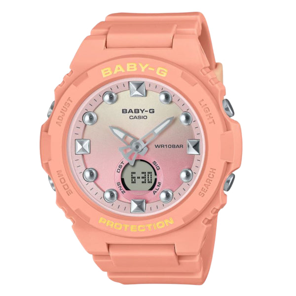 Casio Baby-G Orange Resin Strap Women Watch BGA-320-4A1DR