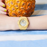 Casio Baby-G Yellow Resin Strap Women Watch BGA-320-9ADR