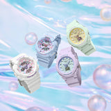 Casio Baby-G Lineup Futuristic Holographic Series Matte Pastel Women's Watch BGA-320FH-3ADR